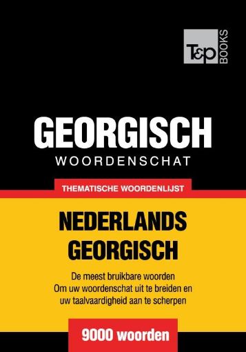 Picture of Thematische woordenschat Nederlands-Georgisch - 9000 woorden