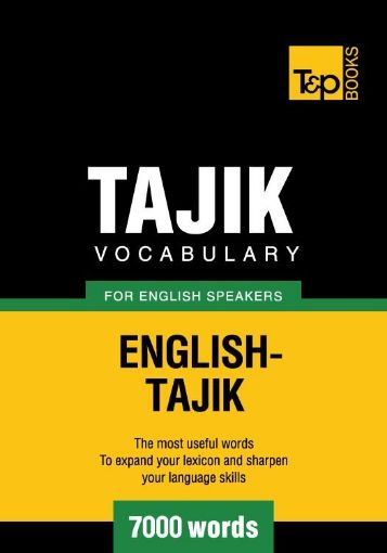 Picture of Tajik vocabulary for English speakers - 7000 words