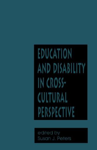 Picture of Education and Disability in Cross-Cultural Perspective