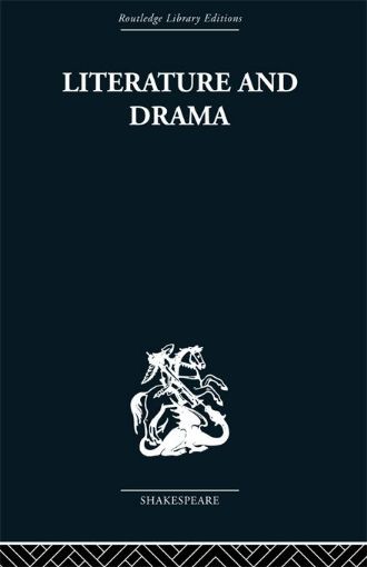 Picture of Literature and Drama: With Special Reference to Shakespeare and His Contemporaries