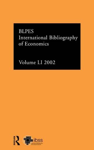 Picture of Intl Bibliog Econom 2002 Vol 51