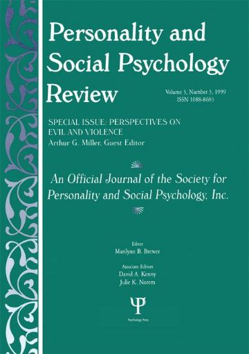 Picture of Perspectives on Evil and Violence: A Special Issue of personality and Social Psychology Review