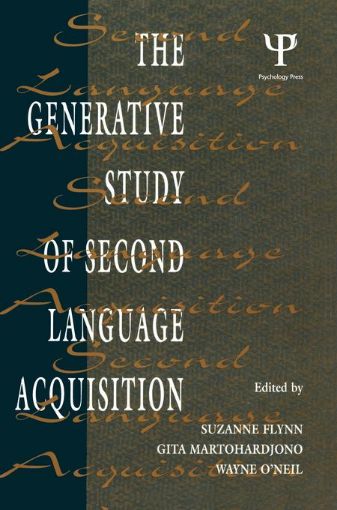 Picture of The Generative Study of Second Language Acquisition