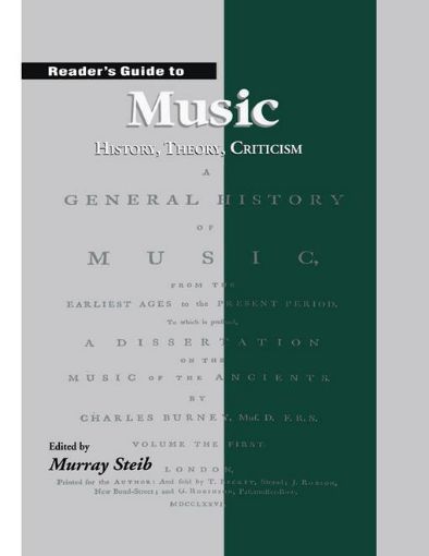 Picture of Reader's Guide to Music: History, Theory and Criticism