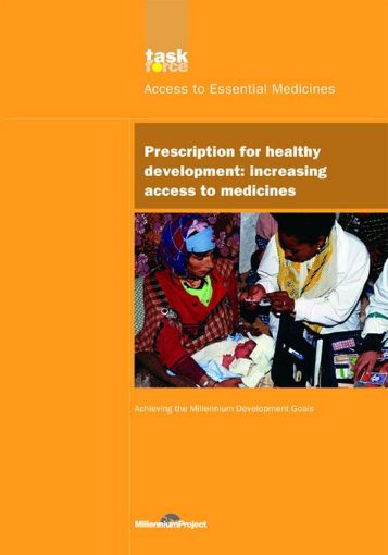 Picture of UN Millennium Development Library: Prescription for Healthy Development: Increasing Access to Medicines