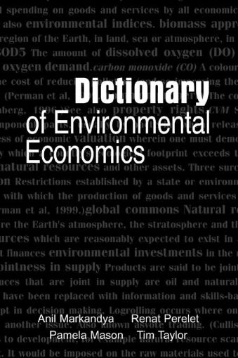 Picture of Dictionary of Environmental Economics