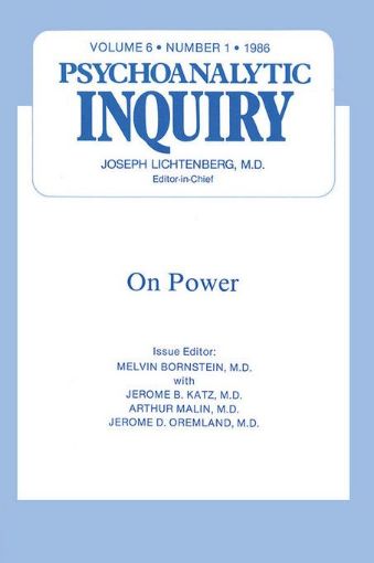 Picture of On Power: Psychoanalytic Inquiry, 6.1