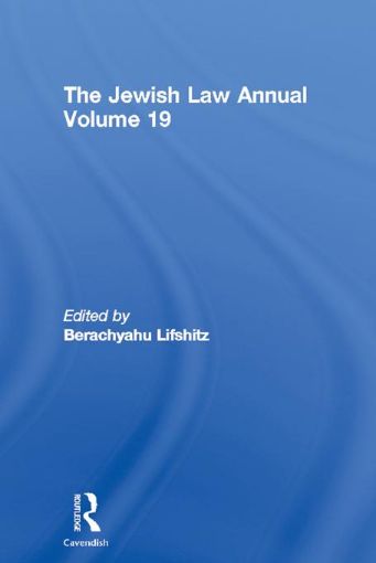 Picture of The Jewish Law Annual Volume 19