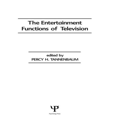 Picture of The Entertainment Functions of Television