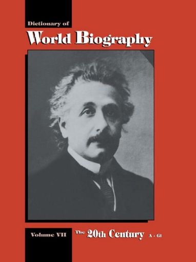 Picture of The 20th Century A-GI: Dictionary of World Biography, Volume 7