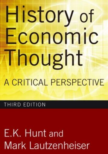 Picture of History of Economic Thought: A Critical Perspective