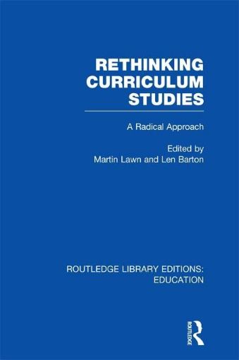 Picture of Rethinking Curriculum Studies (Rle Edu B)