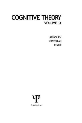 Picture of Cognitive Theory: Volume 3