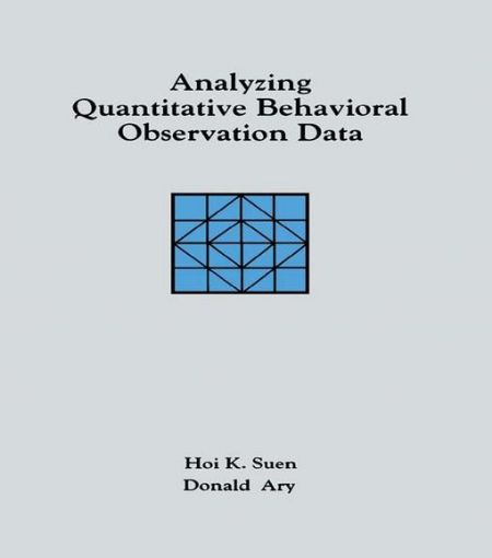 Picture of Analyzing Quantitative Behavioral Observation Data