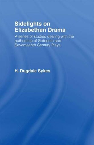 Picture of Sidelights on Elizabethan Drama