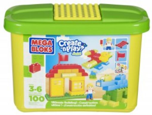 Picture of Building Blocks Tub (100-Piece) (Mini Blocks 3+)