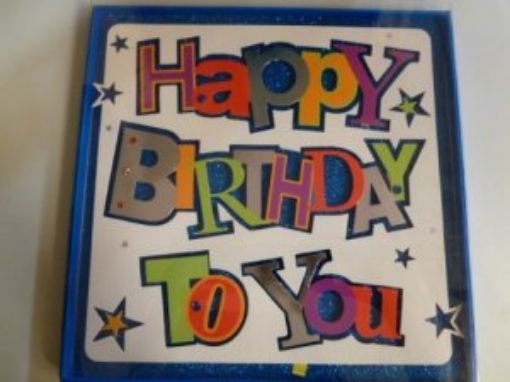 Picture of Happy Birthday Elegant Card