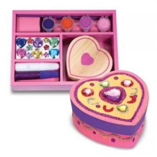 Picture of Melissa & Doug Wooden Heart Chest
