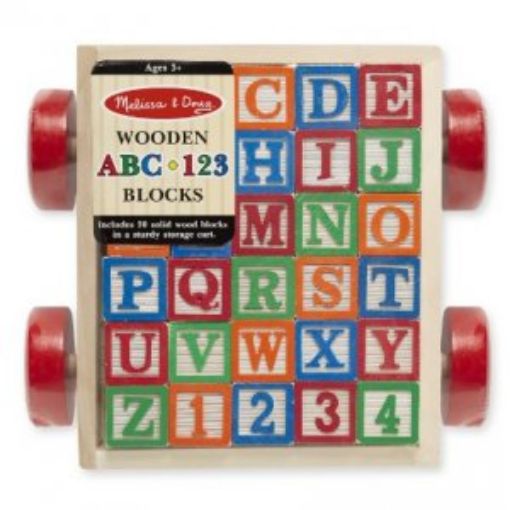Picture of Classic Abc Block Cart-Ages 3+