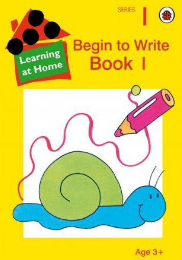 Picture of Begin To Write 1(Age 3+)
