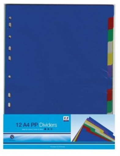 Picture of 12 A4 Pp Dividers (Aajl)