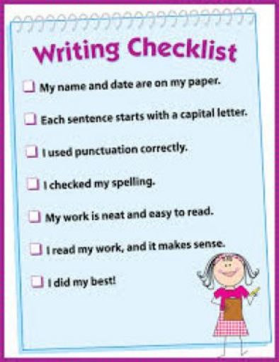 Picture of Chart-Writing Checklst