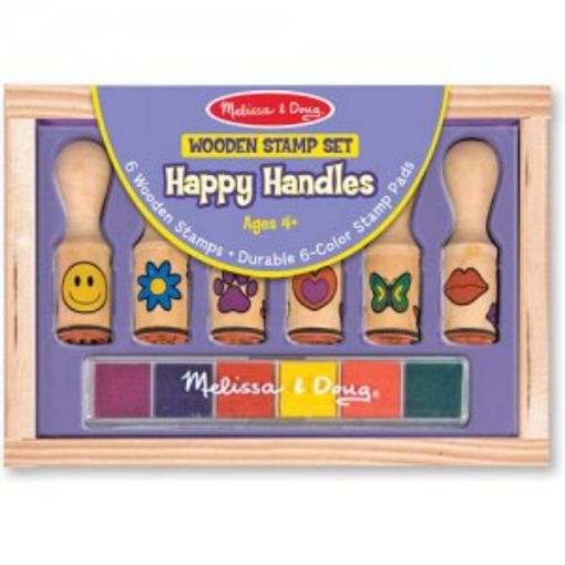Picture of Wooden Stamp Set: Happy Handles