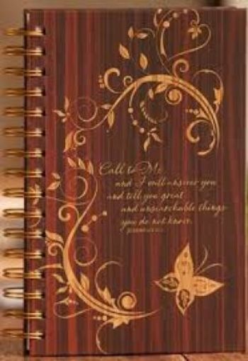 Picture of Woodgrain Answer Wiro Journal Spiral-Bound