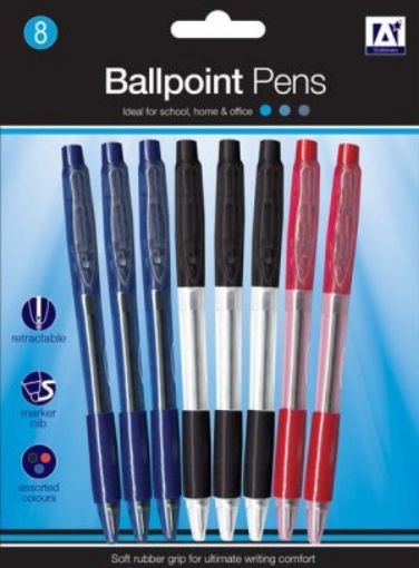 Picture of 8 Ballpoint Pens (Aalm)