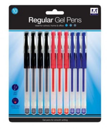 Picture of 10 Regular Gel Pens (Mgv 4)