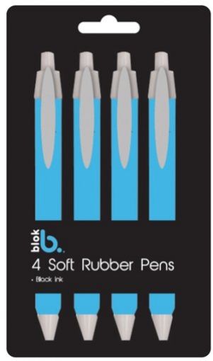 Picture of 4 Soft Rubber Pen (Soag)