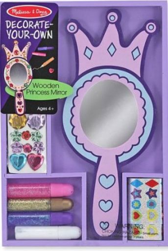 Picture of Decorate Your Own: Wooden Princess Mirror