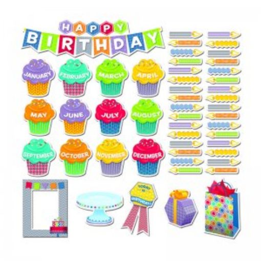 Picture of Hexafun Happy Birthday Mini Bulletin Board Set