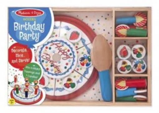 Picture of Wooden Birthday Cake