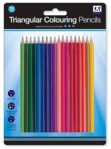 Picture of 18 Triangular Color Pencil (Fttr/2)