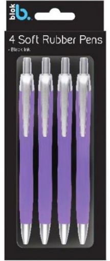 Picture of 4 Soft Rubber Pen (Soag/1)
