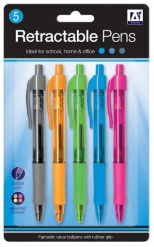 Picture of 5 Retractable Pens(Mxyb)