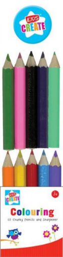 Picture of Colouring Pencils And Sharpener (Rcid)