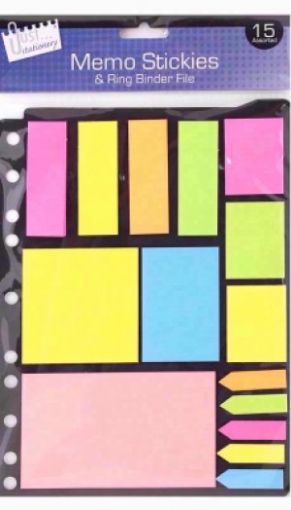 Picture of Memo Stickies & Ring Binder File