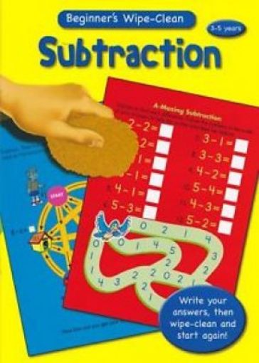 Picture of Wipe Clean Books: Subtraction