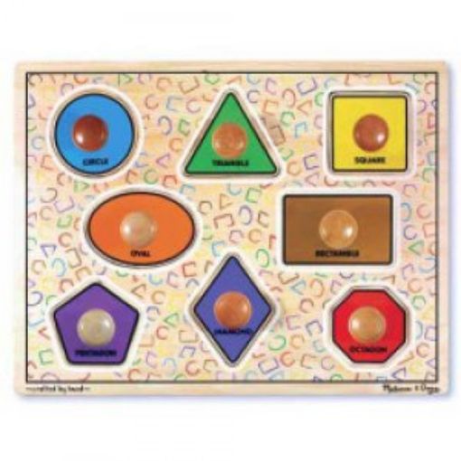Picture of Jumbo Knob Puzzle (Large Geometric Shapes)