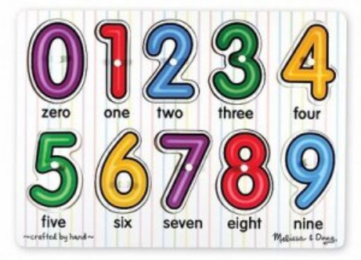 Picture of See Inside Numbers - Peg Puzzle