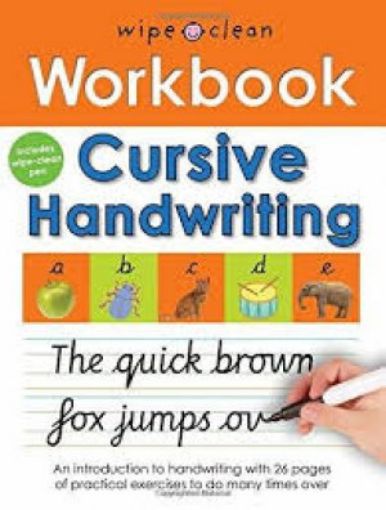 Picture of Wipe Clean Workbook: Cursive Handwriting