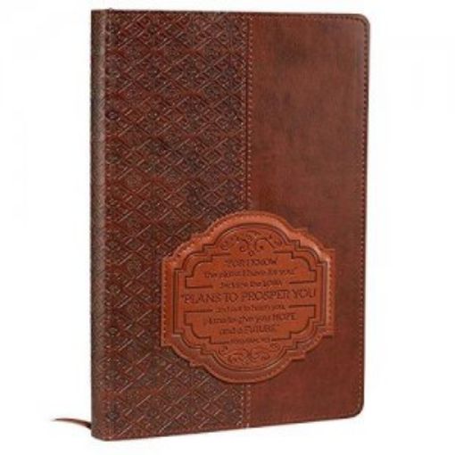 Picture of Journal-For I Know The Plans-Brown