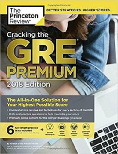 Picture of Cracking The Gre Premium Edition With 6 Practice Tests, 2018
