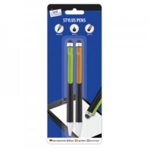 Picture of 2 Stylus Ballpoint Pens - Black Ink