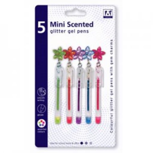 Picture of 5 Mini Gel Pens With Chain