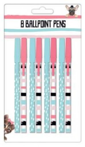 Picture of 8 Pack Stick Pens - Pets