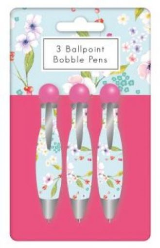 Picture of 3Pk Bobble Pens - Floral