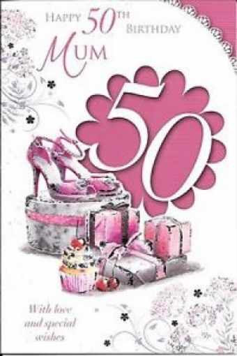 Picture of Card - Happy 50Th Birthday Mum